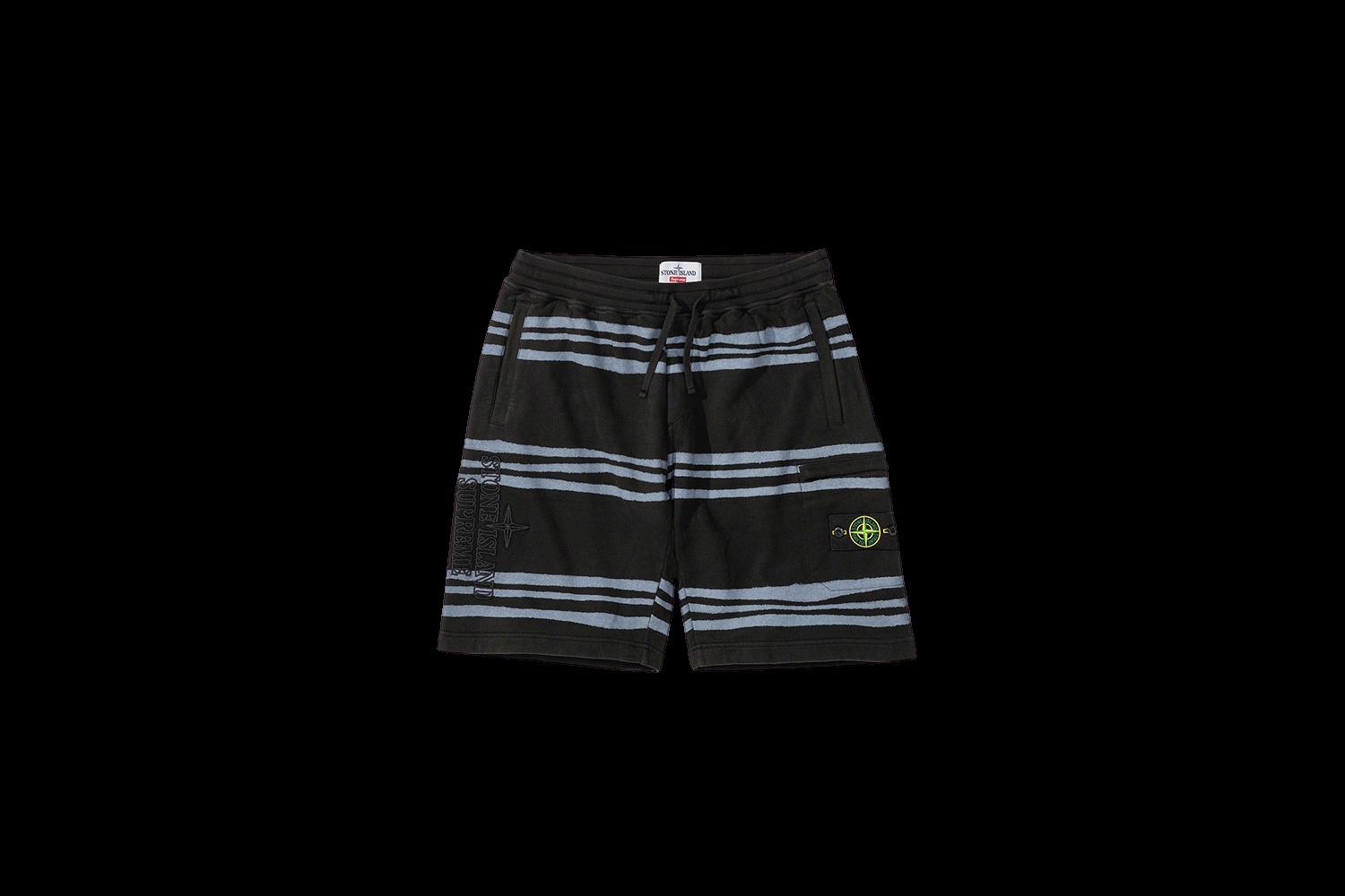 Supreme®/Stone Island® Warp Stripe Sweatshort view 2